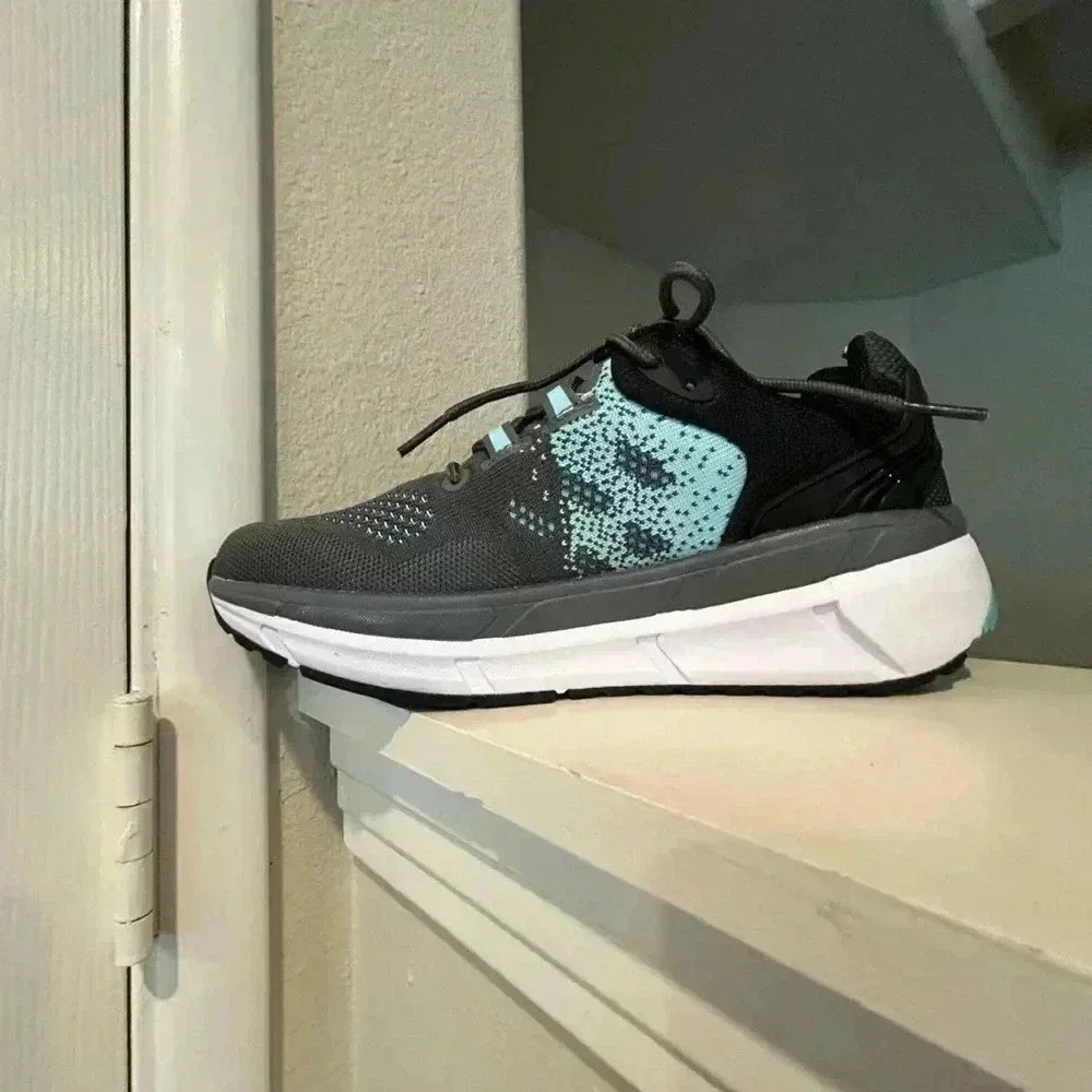 Propet Ultra Walking Running Orthopedic Shoes  Grey/Mint, Womens Size 8.5 WAA282 - Picture 3 of 9